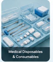 AI generated medical disposables and consumables